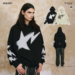 #OVDY 23FW Turtle crack printed hoodie