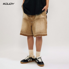 #OVDY 24SS Retro faded jeans with raw edge design
