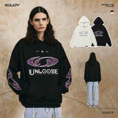 #OVDY 23FW Cracked printed hoodie