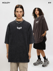 #OVDY 24SS Retro stitching foam printed short sleeves