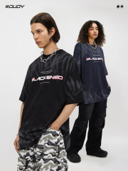 #OVDY 24SSSpecial scratch printed short sleeve