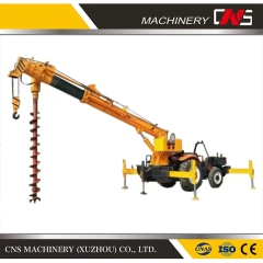 Competitive Price Pole Erection Machine Tractor Hydraulic Mounted Auger Drill Crane Auger Drive Unit Earth Drill Crane