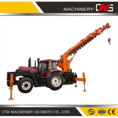 Competitive Price Pole Erection Machine Tractor Hydraulic Mounted Auger Drill Crane Auger Drive Unit Earth Drill Crane
