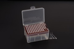 低吸着チップ-ノンフィルター-ラック入り-滅菌済み-50 μL