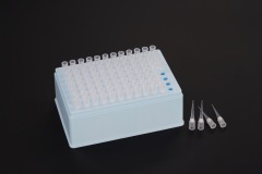 20 μL-Beckman用チップ 透明-フィルター-ラック入り-滅菌済み