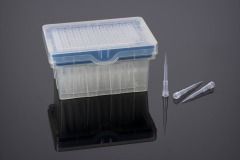 Tecan用透明-ノンフィルター-ラック入り-滅菌済み-200 μL