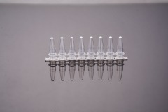 0.2 mL-PCR 8連チューブ&8連フラットキャップ- Aタープ（透明）