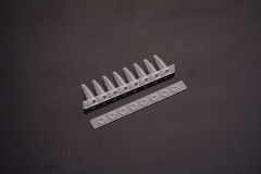 0.2 mL-PCR 8連チューブ&8連フラットキャップ- Bタープ（透明）