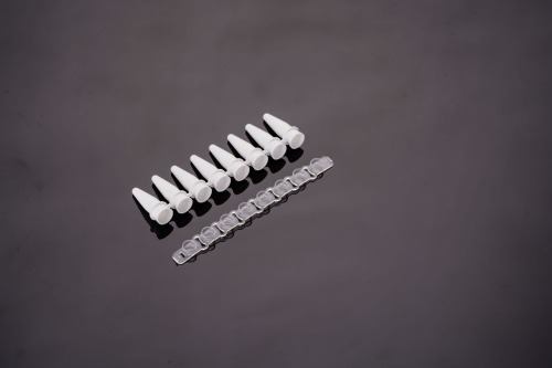 0.2 mL-PCR 8連チューブ&8連フラットキャップ- Aタープ（白）