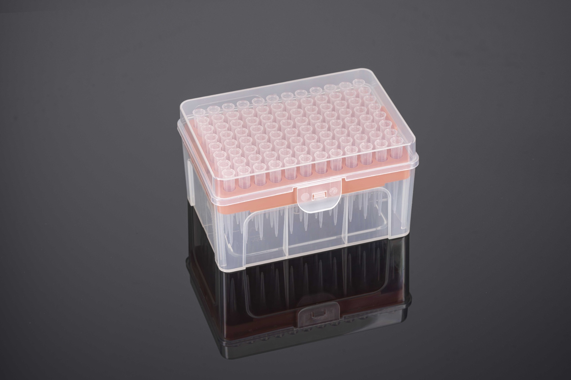 低吸着チップ-ノンフィルター-ラック入り-滅菌済み-200 μL