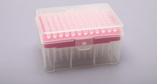 汎用チップ-フィルター-ラック入り-滅菌済み-200 μL