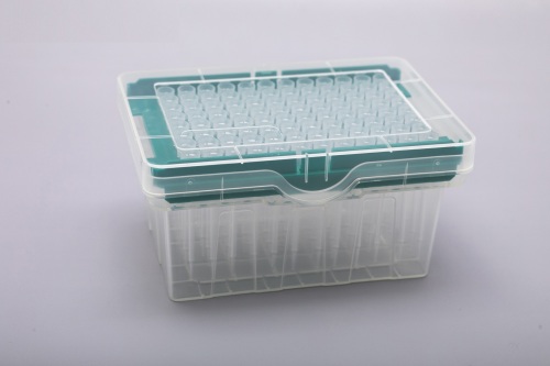 Tecan用低吸着透明-フィルター-ラック入り-滅菌済み-50 μL