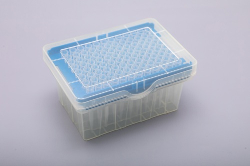 Tecan用低吸着透明-フィルター-ラック入り-滅菌済み-200 μL