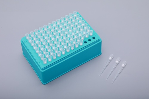 200 μL-Beckman用チップ 低吸着透明-フィルター-ラック入り-滅菌済み