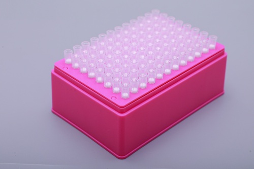 50 μL-Beckman用チップ 低吸着透明-フィルター-ラック入り-滅菌済み