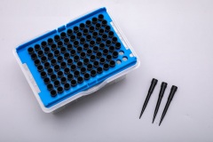 Tecan用-ノンフィルター-ラック入り-滅菌済み-200 μL