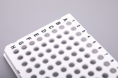 0.1 mL 透明/白枠（黒字印字）