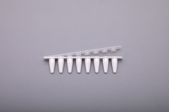 0.1 mL-PCR 8連チューブ&8連フラットキャップ- Bタープ（白）