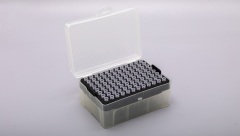 汎用チップ-ノンフィルター-ラック入り-滅菌済み-10 μL