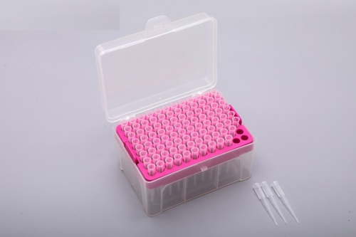 低吸着チップ-ノンフィルター-ラック入り-滅菌済み-250 μL