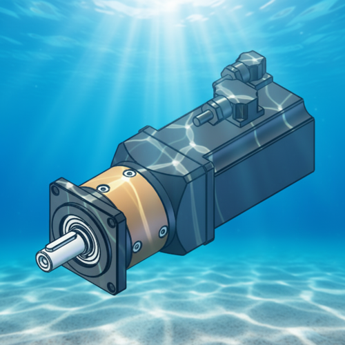 24V Brushless Permanent Magnet Underwater Motor High Torque IP68 1500W Boat Robot Anti-Corrosion Dustproof Electric Bicycle