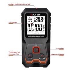 VICTOR 385+ Surface Resistance Meter ，Conductive Static dissipative Insulation Indication