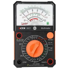 VICTOR 3010 3021 7244 Analog Multimeters，DC /AC voltage, DC current, Resistance, Audio level, Diode /Triode test, battery test, continuity buzzer