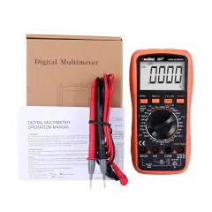 VICTOR 9801A+ 9804A+9806+ 9807A+ 9808+ 980+ Digital Multimeter,15 seconds delay backlight，load protection，measuring DCV, DCA, AC true RMS measurement, resistance, capacitance, conductance, triode, diode/continuity automatic identification function