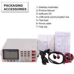 VICTOR 8145C Benchtop Digital Multimeter ,measuring the AC/DC voltage,AC/DC current, Resistance, Capacitance, Frequency, SCPI (Remote Control),Diode and Continuity,True RMS