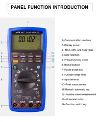 VICTOR 98A+ 98C+ Digital Multimeters ,measuring the AC/DC voltage,AC/DC current, resistance, capacitance, Frequency, thermocouple (TC), RTD, diode and continuity test, dBm，True RMS