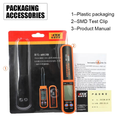 VICTOR 6013B SMD Resistor Capacitor Tester, automatically identify resistor, capacitor, Data Hold with Max 1999 Display