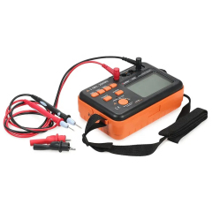 VICTOR 60B+ 60D+ Digital Insulation Rresistance Testers, 250V/500V/1000V/2500V DC Voltage,Auto Range Megohmmeter 0.1MΩ~20GΩ, Resistance Tester with 1999 Count LCD Display, Back-Light