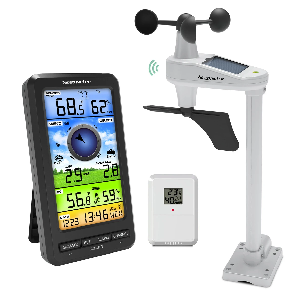 3'' Wireless Outdoor Weather Station
