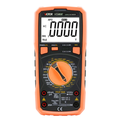 VICTOR 9801A+ 9804A+9806+ 9807A+ 9808+ 980+ Digital Multimeter,15 seconds delay backlight，load protection，measuring DCV, DCA, AC true RMS measurement, resistance, capacitance, conductance, triode, diode/continuity automatic identification function