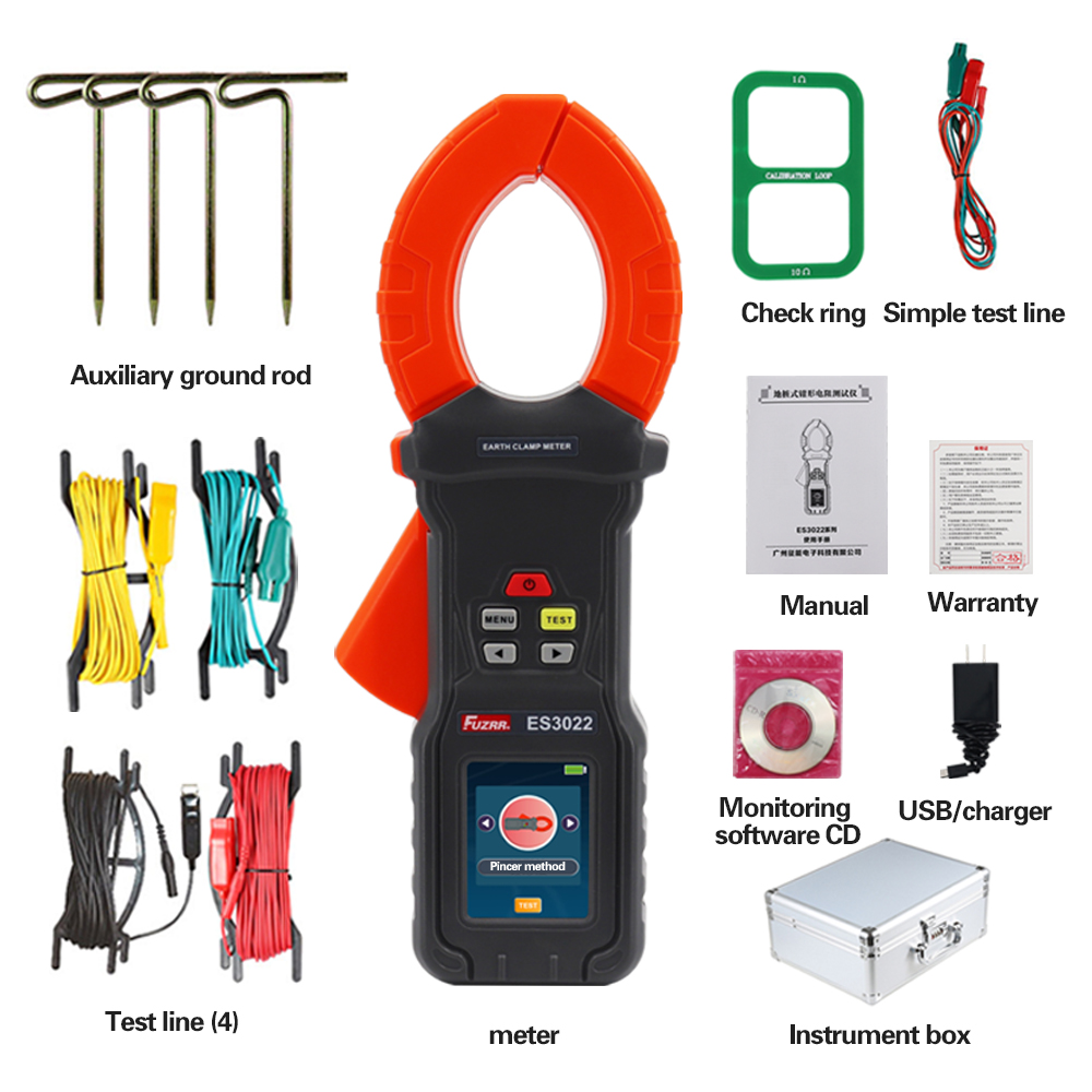 Ground Pile Clamp Earth Resistance Testers,Earth Resistance Testers