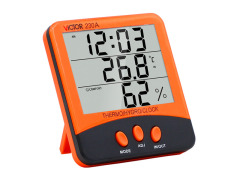 Digital Hygro-Thermometer Clock