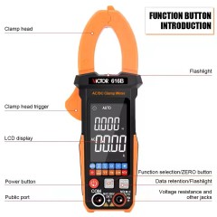 Large Screen Display Clamp Multimeter