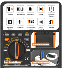 Digital Multimeter + Insulation Resistance Tester 2 in 1