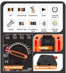 Digital Multimeter with 2500V DC Voltage Range