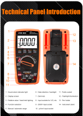 Digital Multimeter with 2500V DC Voltage Range