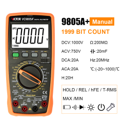 VICTOR 9801A+/9804A+/9805A+/9808+ Digital Multimeter , 2026 New Version