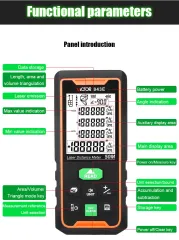 Dual Power Supply Laser Distance Meter