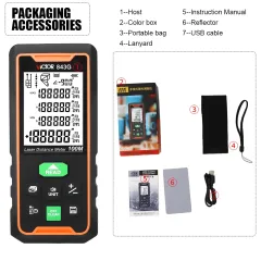 Dual Power Supply Laser Distance Meter