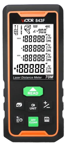 Dual Power Supply Laser Distance Meter