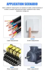 Portable DC Low Resistance Tester