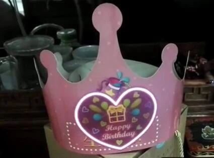 EL Birthday Hat Cap