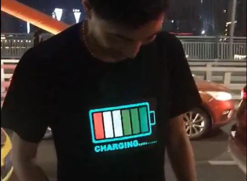 EL Lighting T-shirt Panel