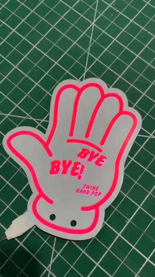Shapecut EL Lighting Hand Palm
