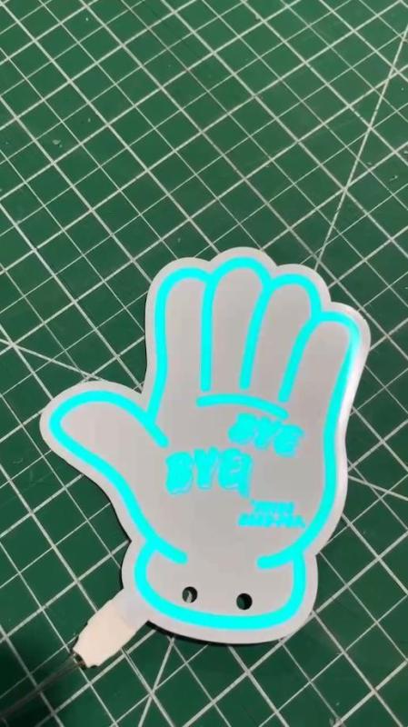 Shapecut EL Lighting Hand Palm