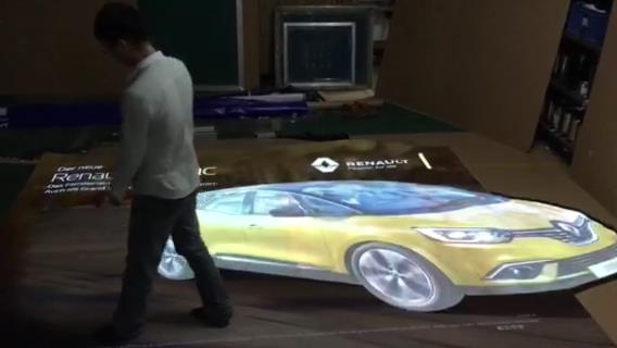 Super Large Size EL Car Poster